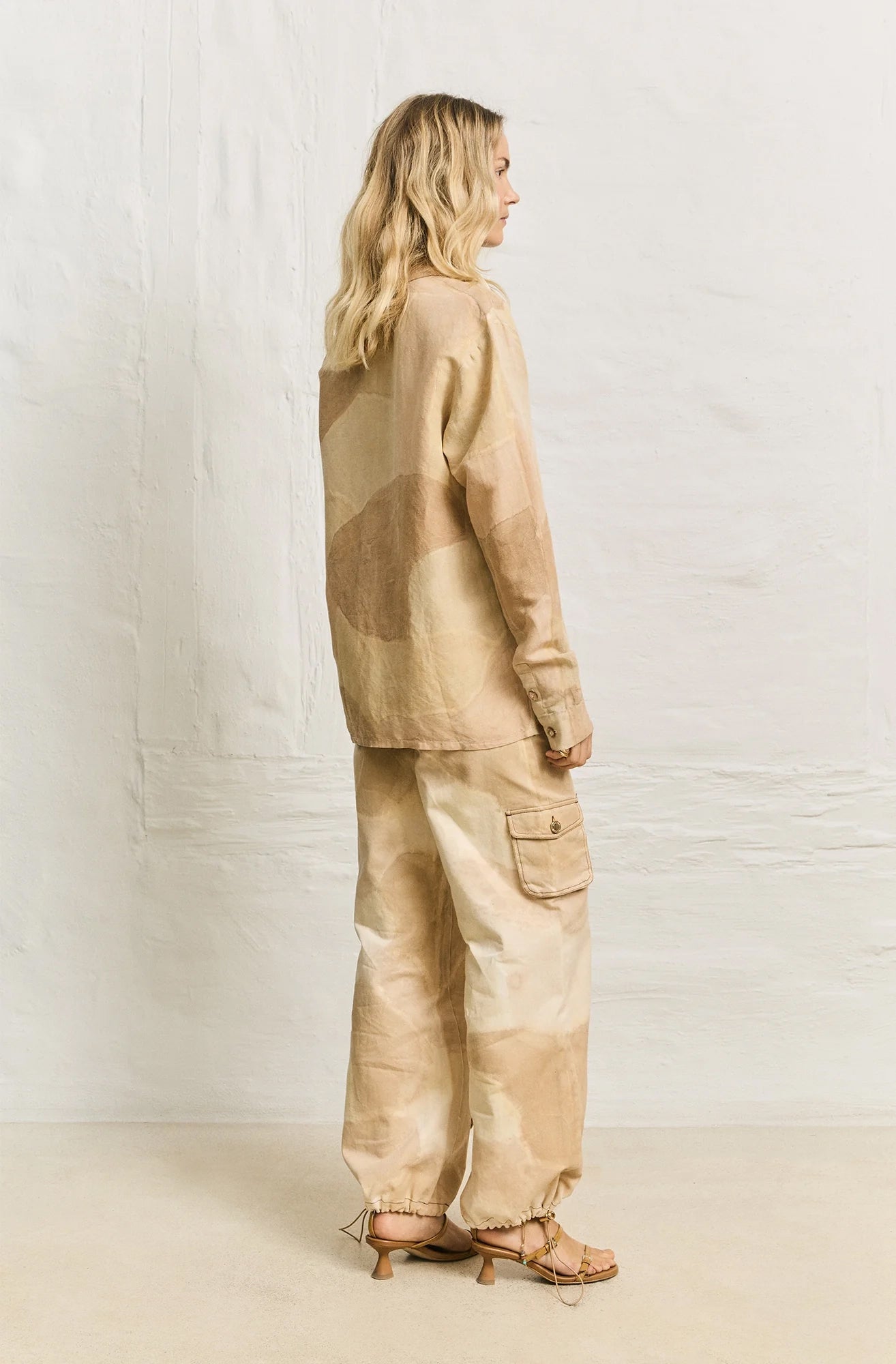 Helmstedt ALETA LONGSLEEVE SHIRT Blouses Beige