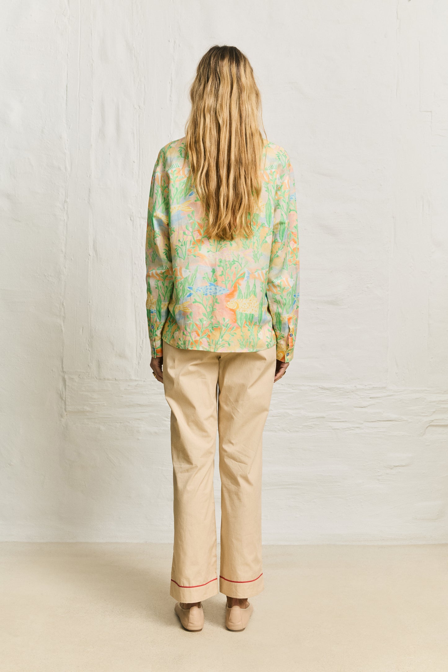 Helmstedt ALETA LONGSLEEVE SHIRT Blouses Under the Sea