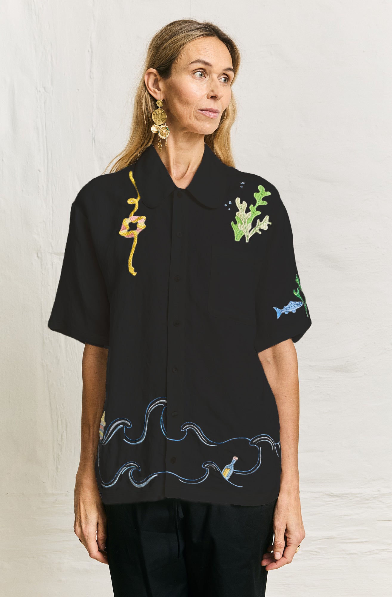 Helmstedt ALETA SHIRT Blouses Black