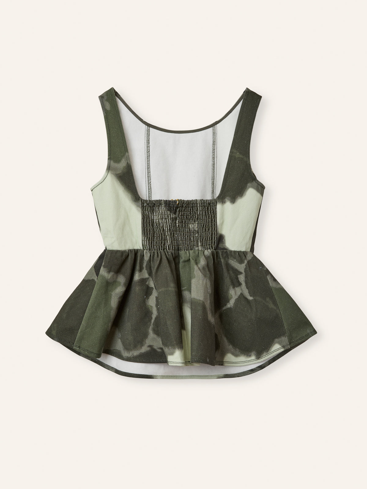 Helmstedt EMILIE DENIM TOP Tie Dye Green