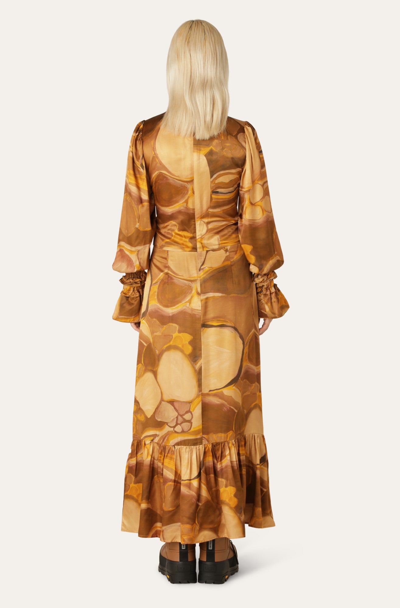 Helmstedt ALINA DRESS - Gold Planets Dresses