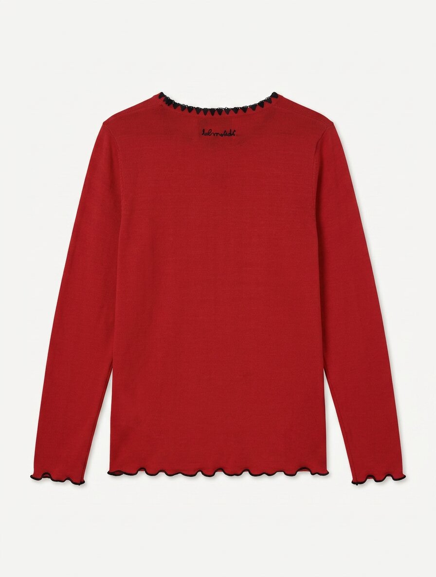 Helmstedt ANDREA LONGSLEEVE T-SHIRT Shirts Cranberry Red