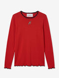 Helmstedt ANDREA LONGSLEEVE T-SHIRT Shirts Cranberry Red