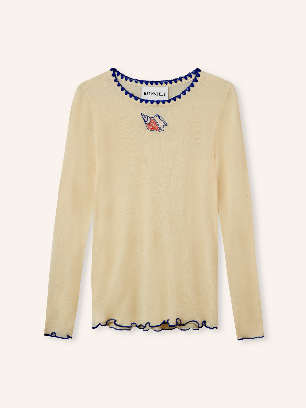Helmstedt ANDREA LONGSLEEVE T-SHIRT Tops Ivory