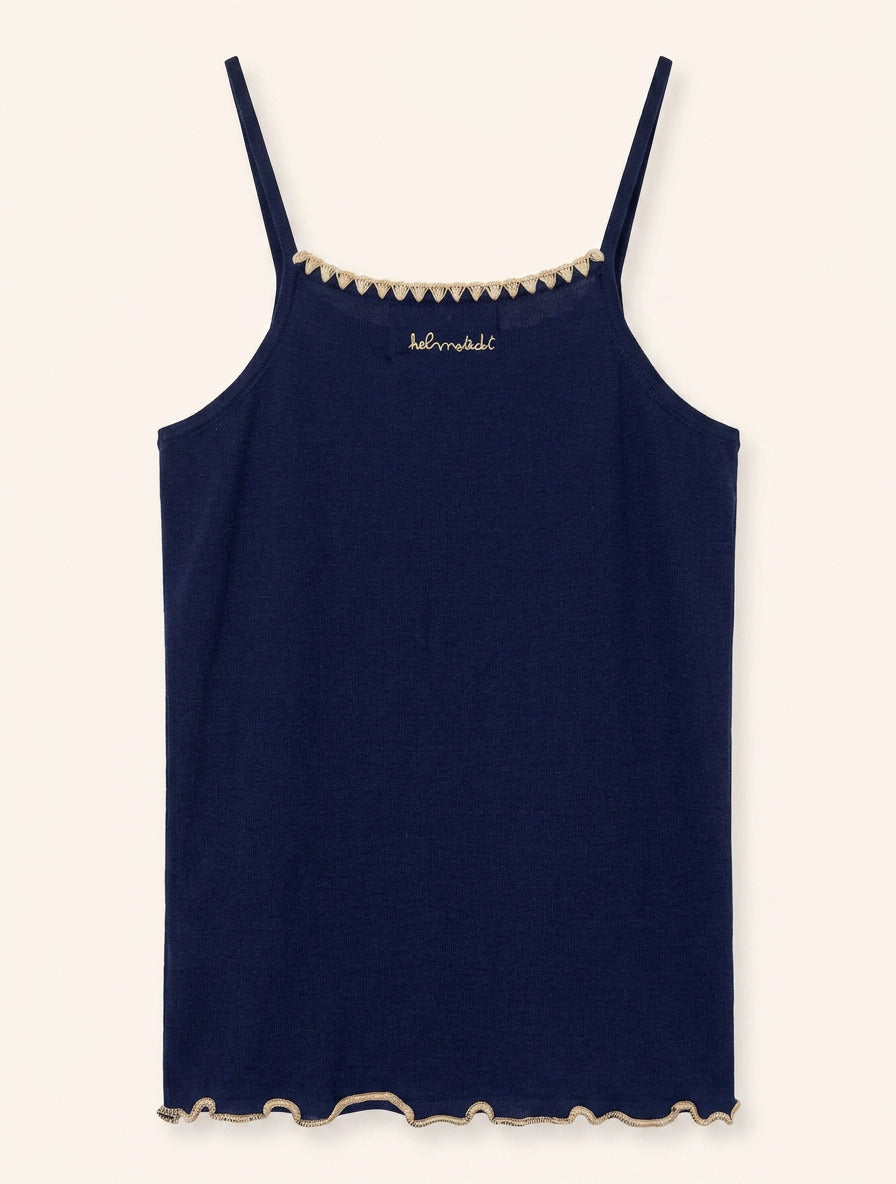 Helmstedt ANDREA STRAP TOP Tops Midnight Blue