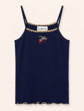 Helmstedt ANDREA STRAP TOP Tops Midnight Blue