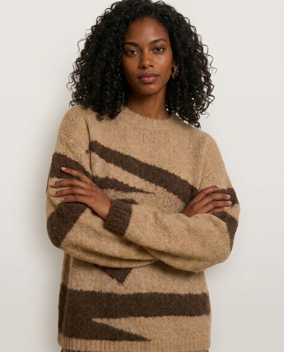 Helmstedt ANNELIE KNIT Knitwear Burnt Chestnut