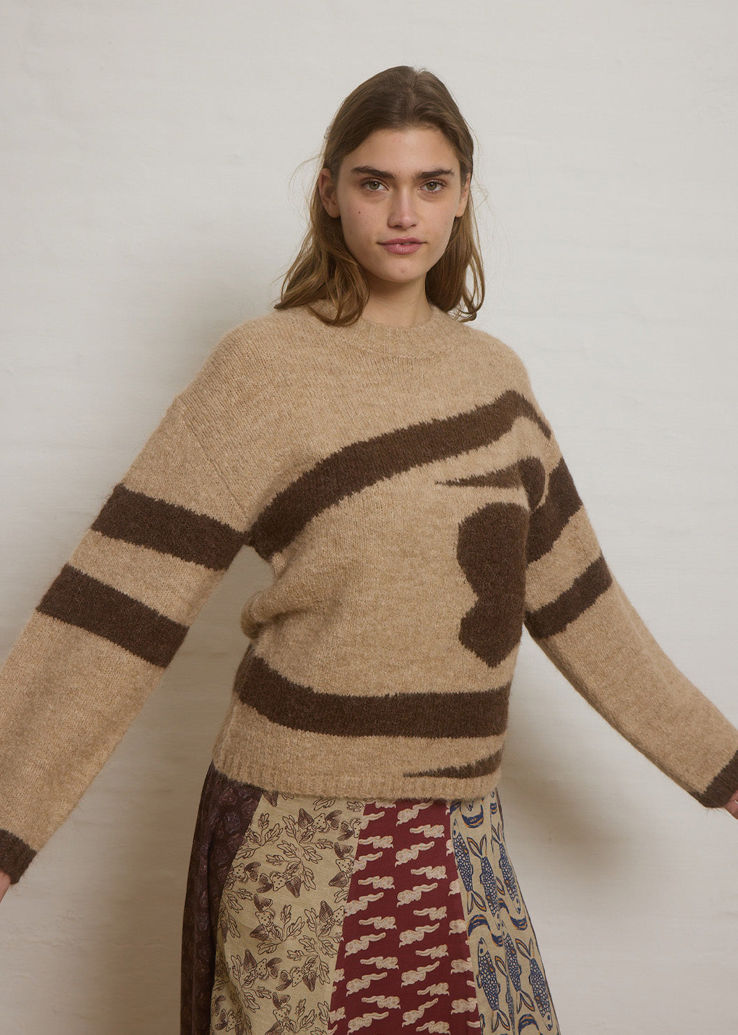 Helmstedt ANNELIE KNIT Knitwear Burnt Chestnut