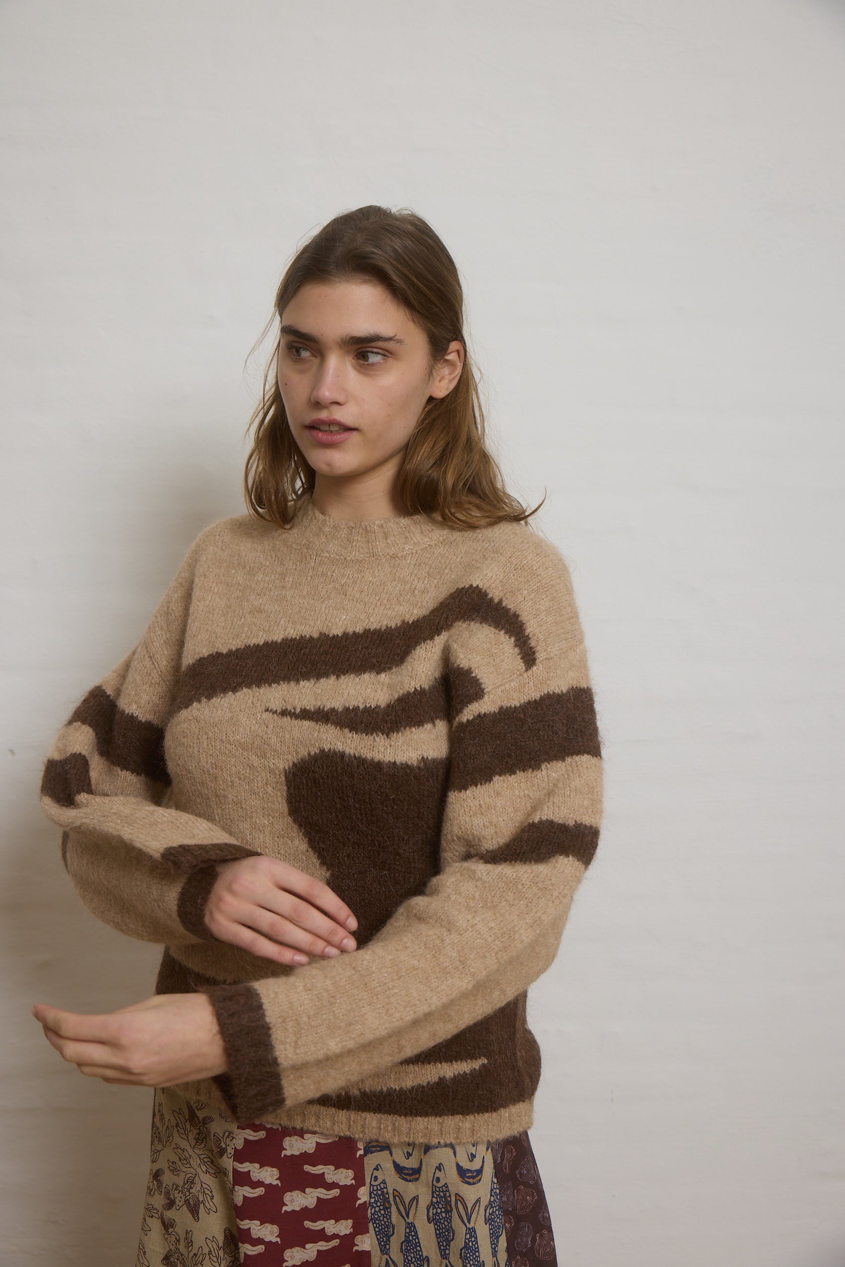 Helmstedt ANNELIE KNIT Knitwear Burnt Chestnut