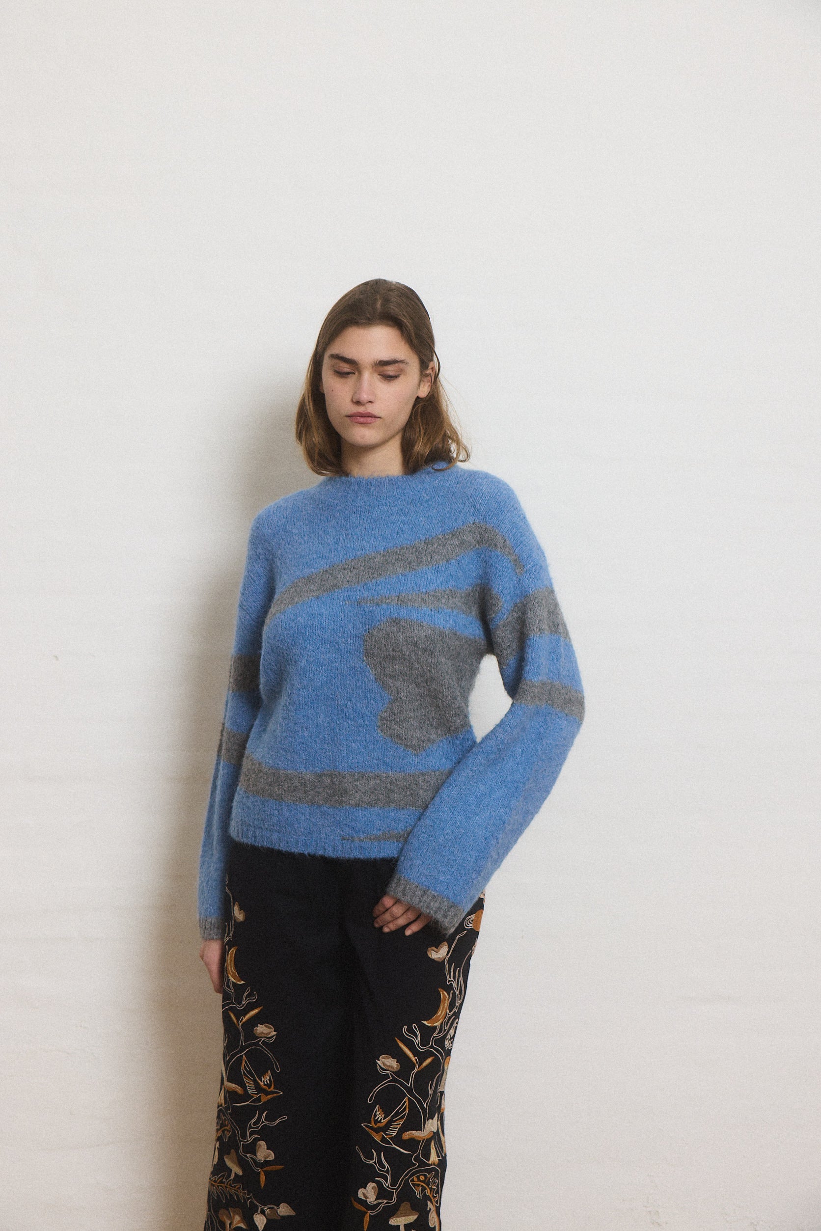 Helmstedt ANNELIE KNIT Knitwear Warm Sky