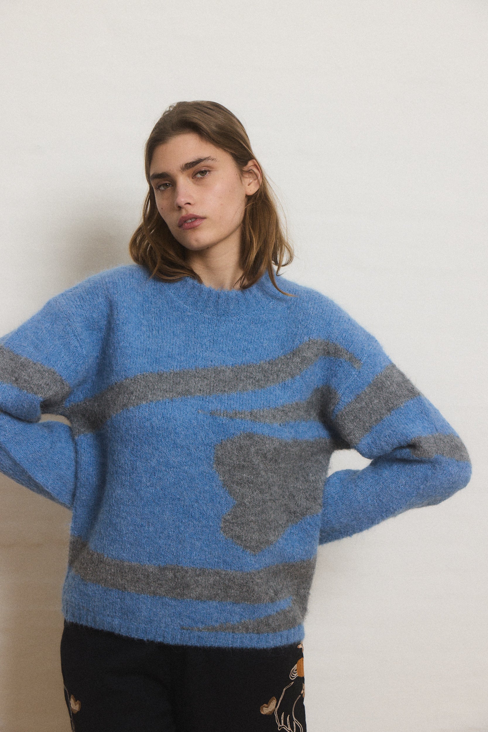 Helmstedt ANNELIE KNIT Knitwear Warm Sky