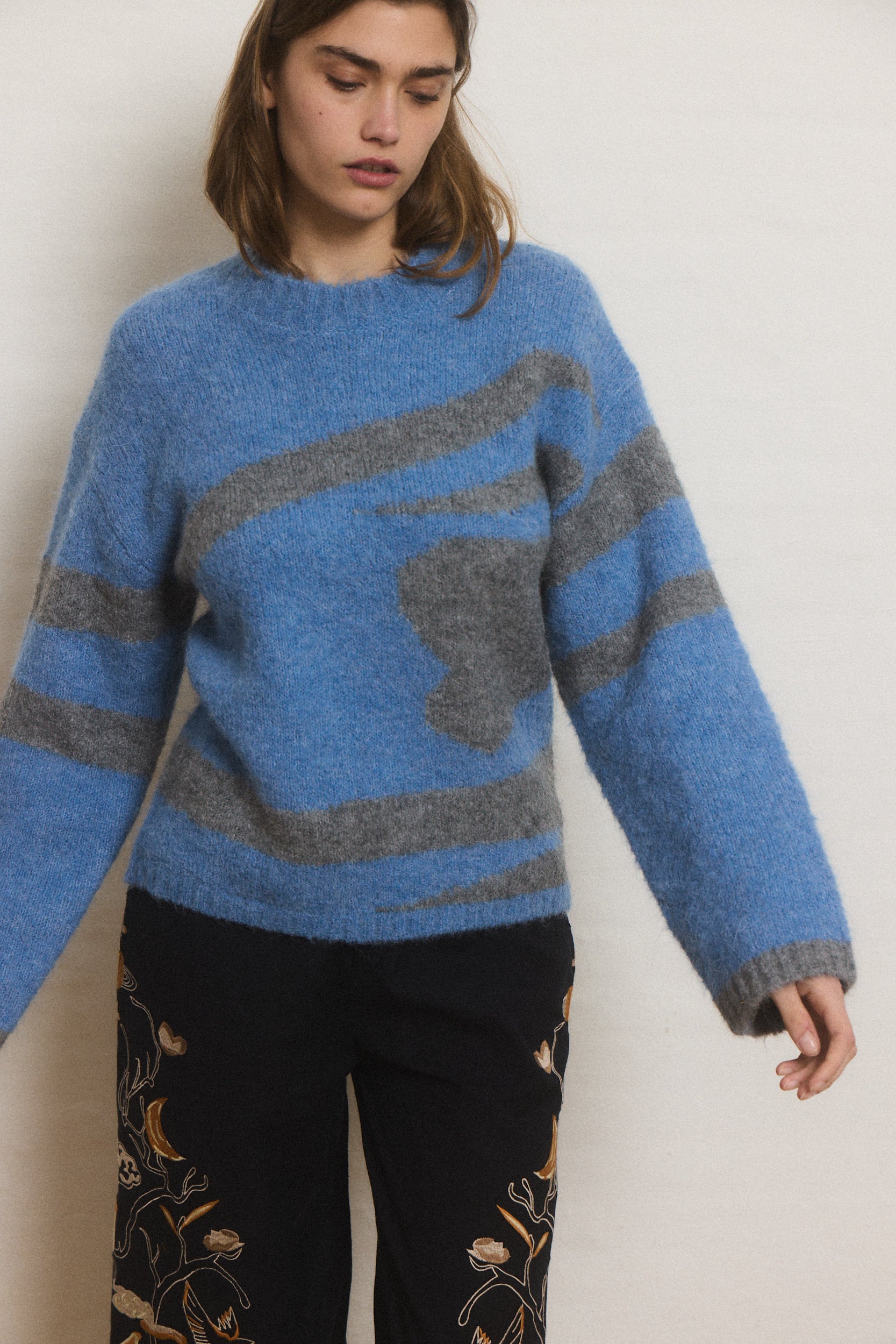 Helmstedt ANNELIE KNIT Knitwear Warm Sky