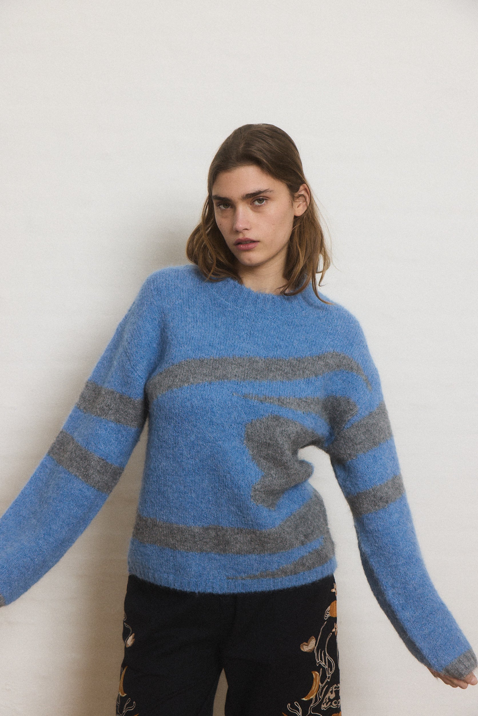 Helmstedt ANNELIE KNIT Knitwear Warm Sky