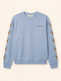 Helmstedt AVERY CREWNECK - BLUE Jersey Blue Gradient