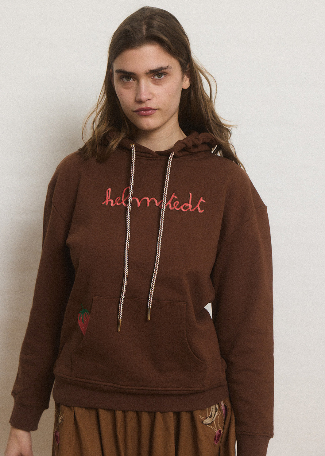 Helmstedt AVERY HOODIE Jersey Brown