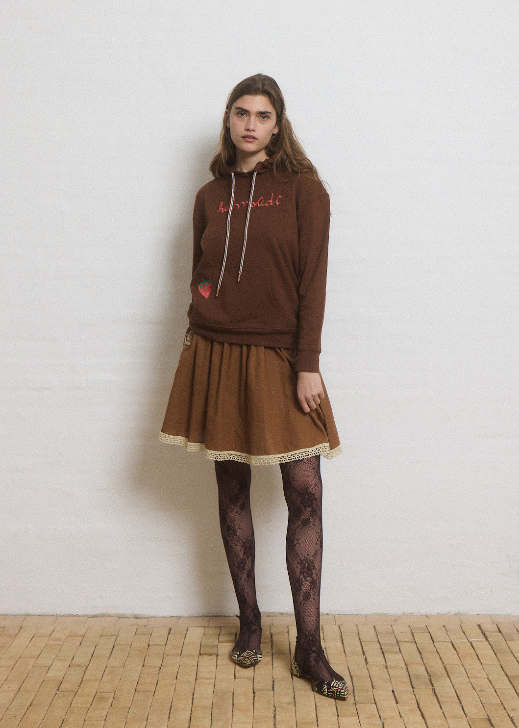 Helmstedt AVERY HOODIE Jersey Brown