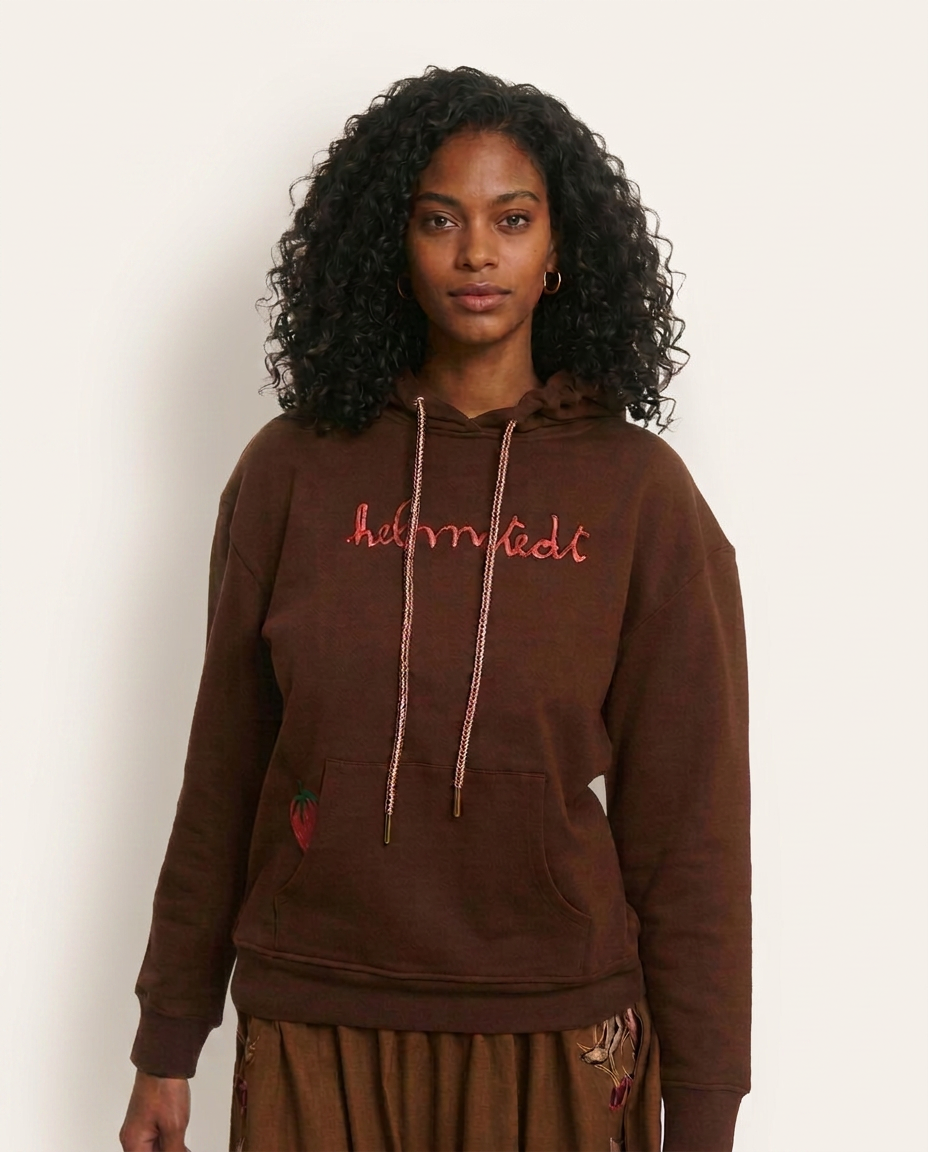 Helmstedt AVERY HOODIE Jersey Brown