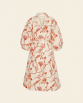 Helmstedt Alexandra Coat Coats Red Dreamy Sea Print
