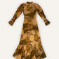 ALINA DRESS - Gold Planets