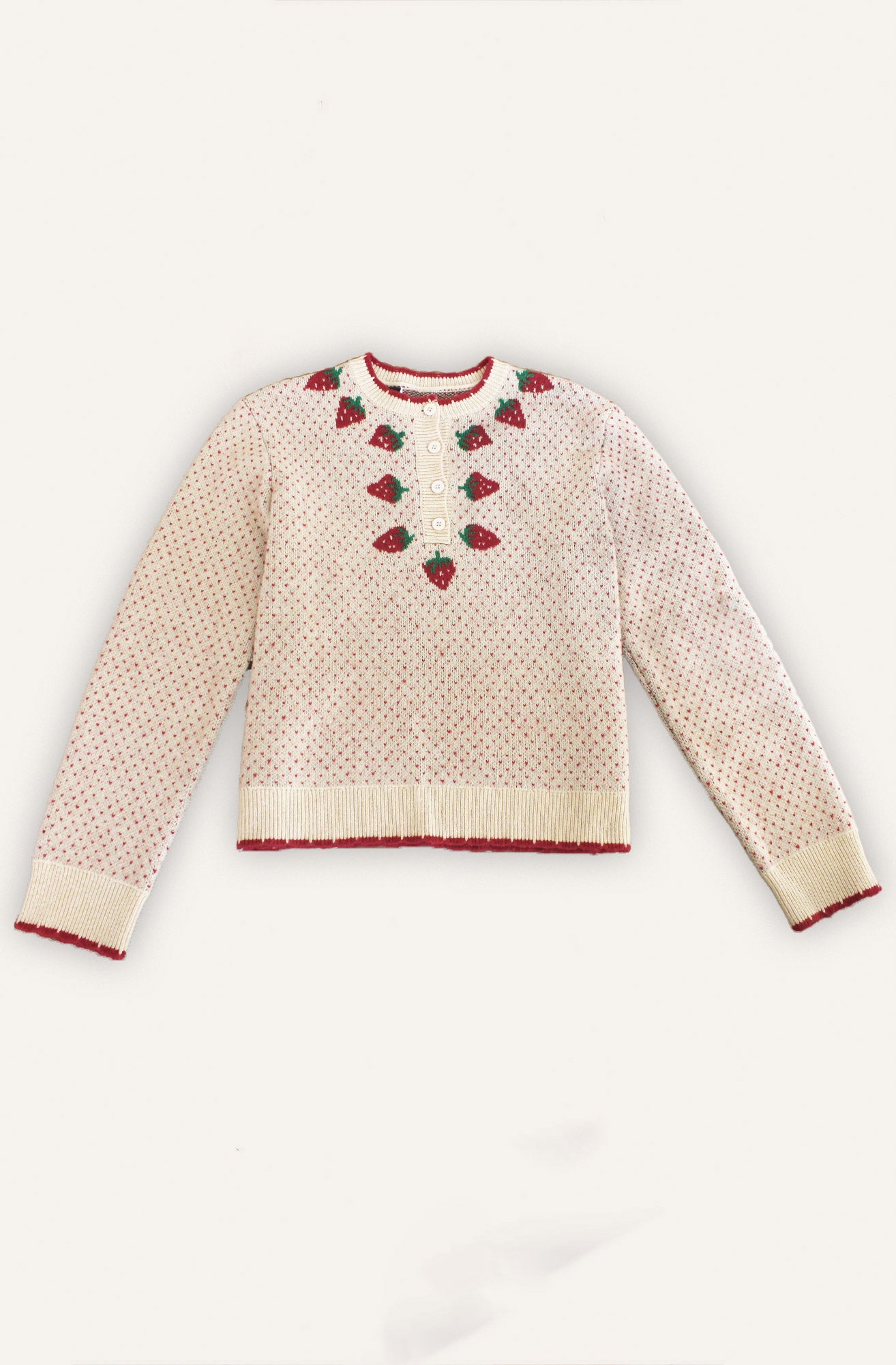 ALLIE SWEATER - Strawberry