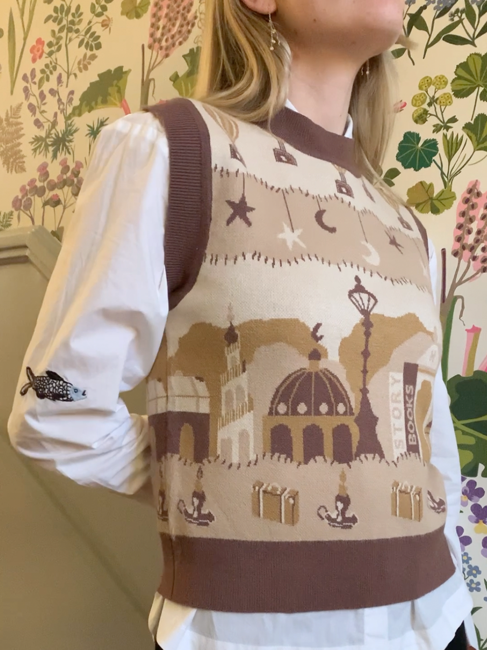 Helmstedt Ami vest Vest Nighttime Brown