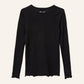 Helmstedt ANDREA LONGSLEEVE T-SHIRT Blouses Black Beauty