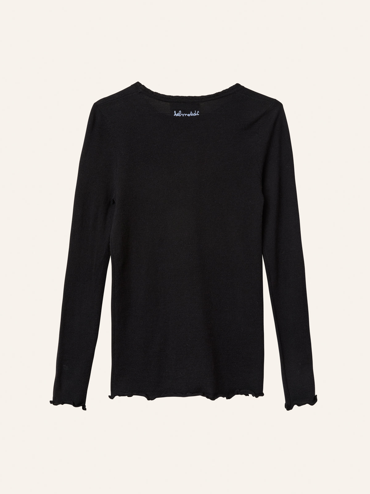 Helmstedt ANDREA LONGSLEEVE T-SHIRT Blouses Black Beauty
