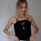 Helmstedt ANDREA STRAP TOP  Black Beauty