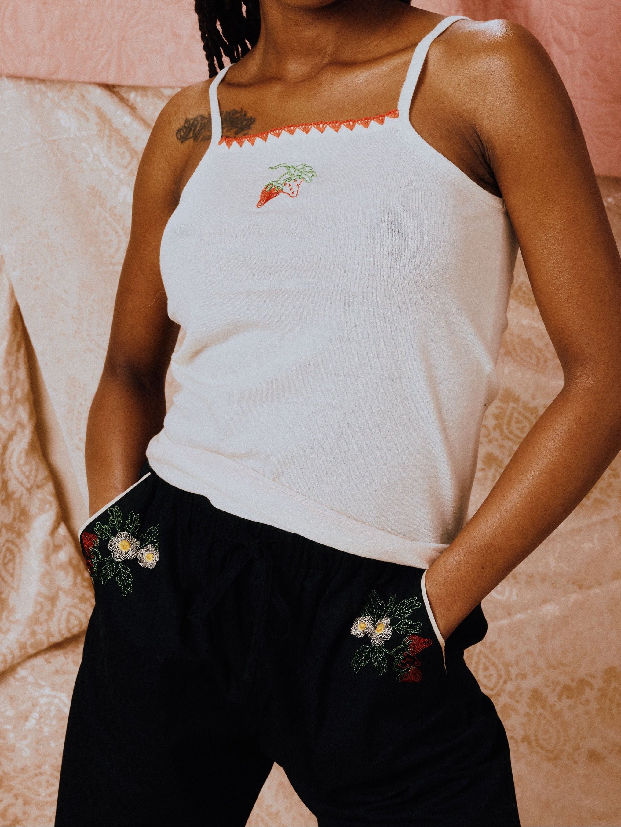 Helmstedt ANDREA STRAP TOP  Buttercream