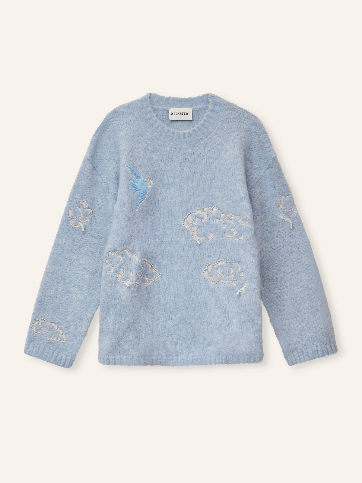 Helmstedt Astrid Knit Sweater Knitwear Sky Knit