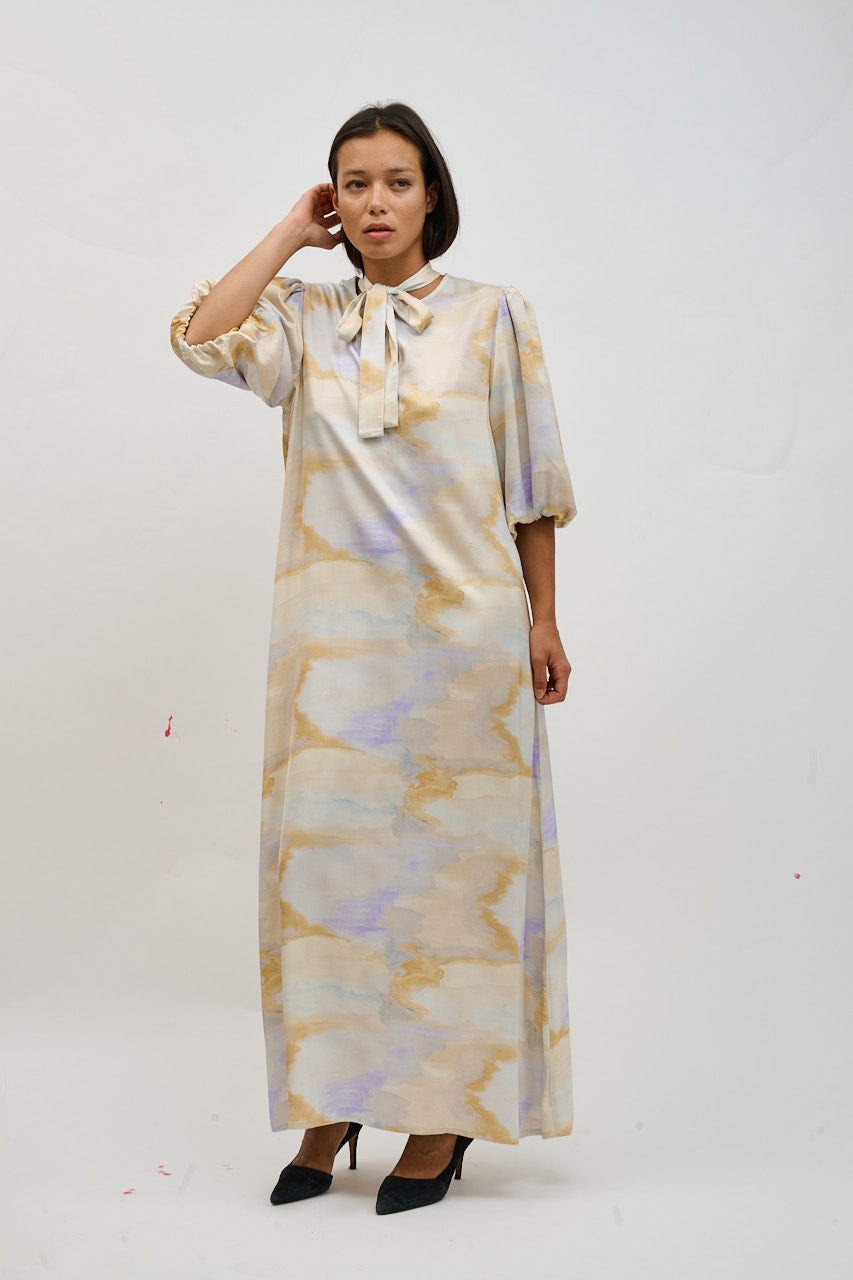Helmstedt Camilla Dress Dresses Aurora Watercolor Print