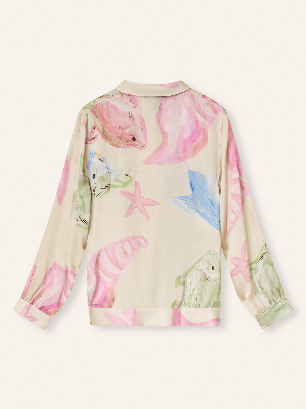 Helmstedt Camilla Shirt Shirts Pastel Fish Print