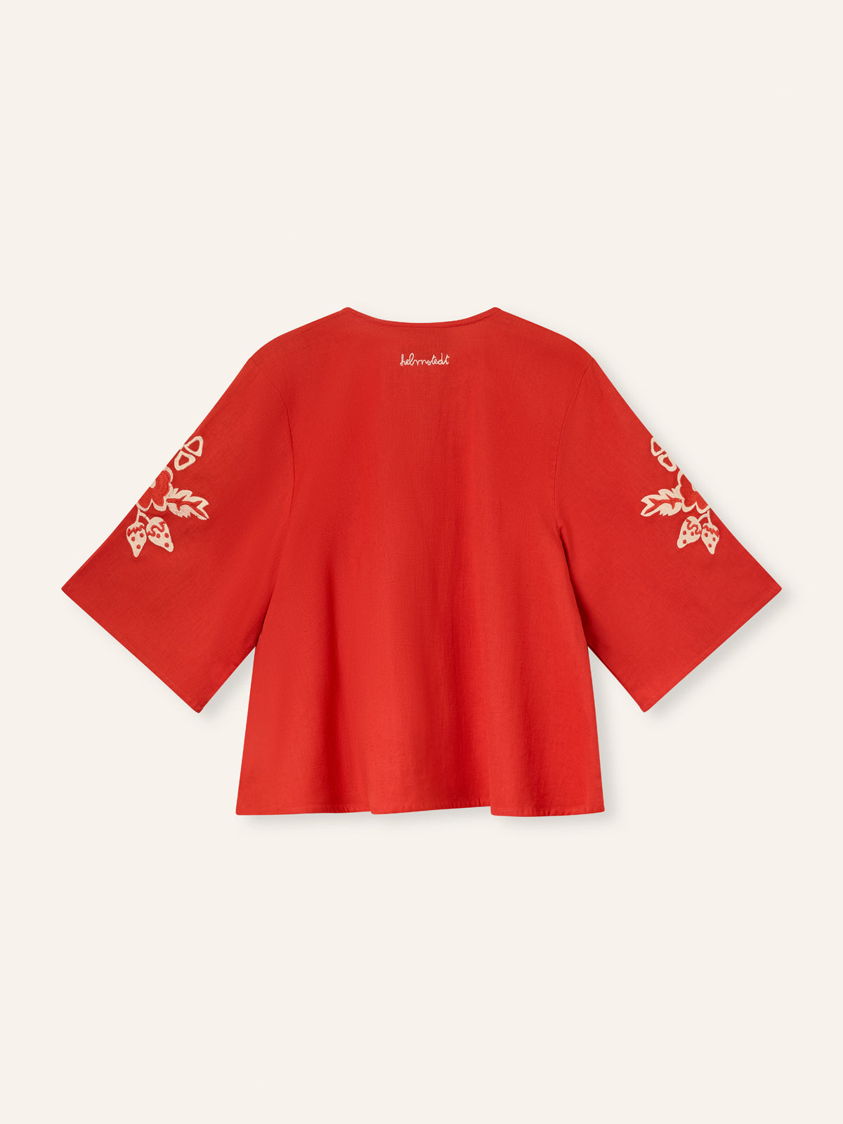 Helmstedt Dottie Blouse Blouses Red Strawberry