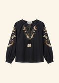 Helmstedt ELINE BLOUSE Blouses Black Beauty