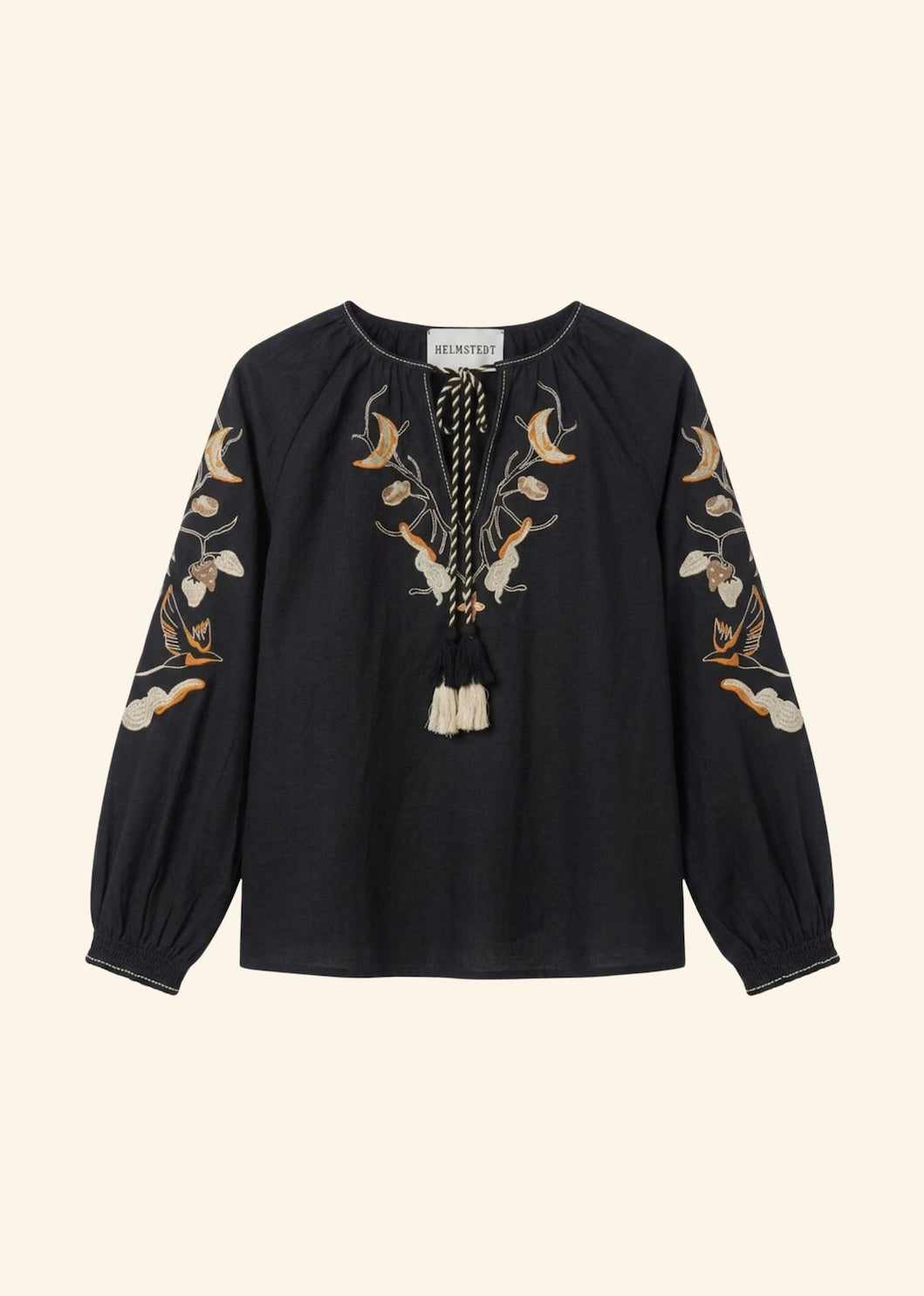 Helmstedt ELINE BLOUSE Blouses Black Beauty