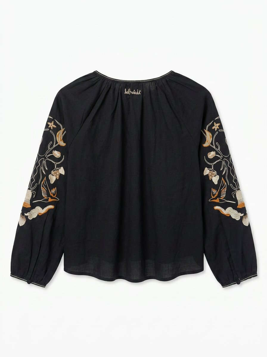 Helmstedt ELINE BLOUSE Blouses Black Beauty