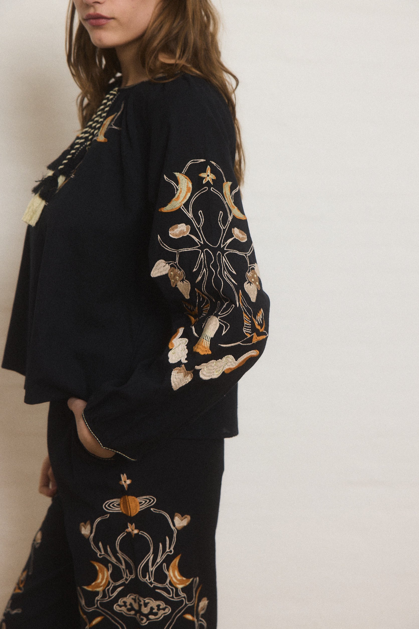 Helmstedt ELINE BLOUSE Blouses Black Beauty