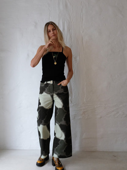 Helmstedt ENYA DENIM JEANS  Tie Dye Green