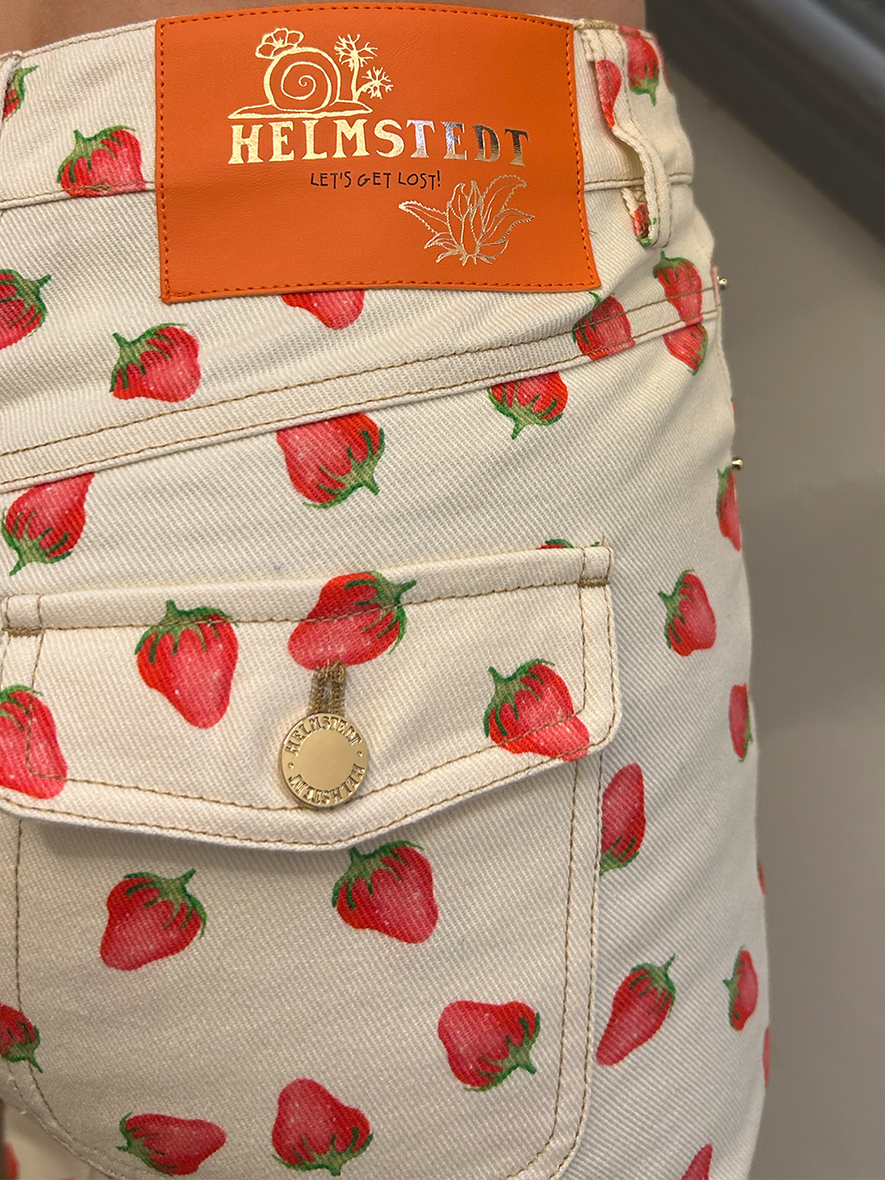 Helmstedt ENYA DENIM JEANS Denim Strawberry