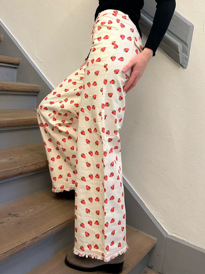 Helmstedt ENYA DENIM JEANS Denim Strawberry