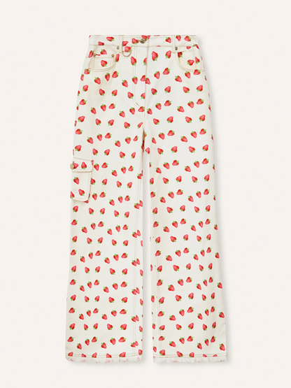 Helmstedt ENYA DENIM JEANS Denim Strawberry