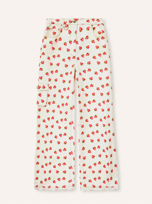 Helmstedt ENYA DENIM JEANS Denim Strawberry