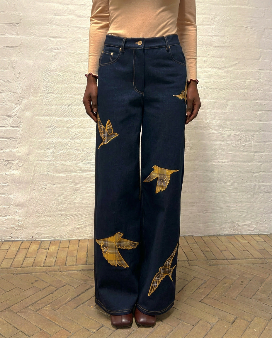 Helmstedt ENYA DENIM JEANS Denim Dark Blue Denim