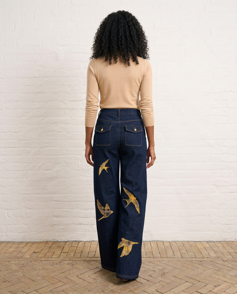 Helmstedt ENYA DENIM JEANS Denim Dark Blue Denim