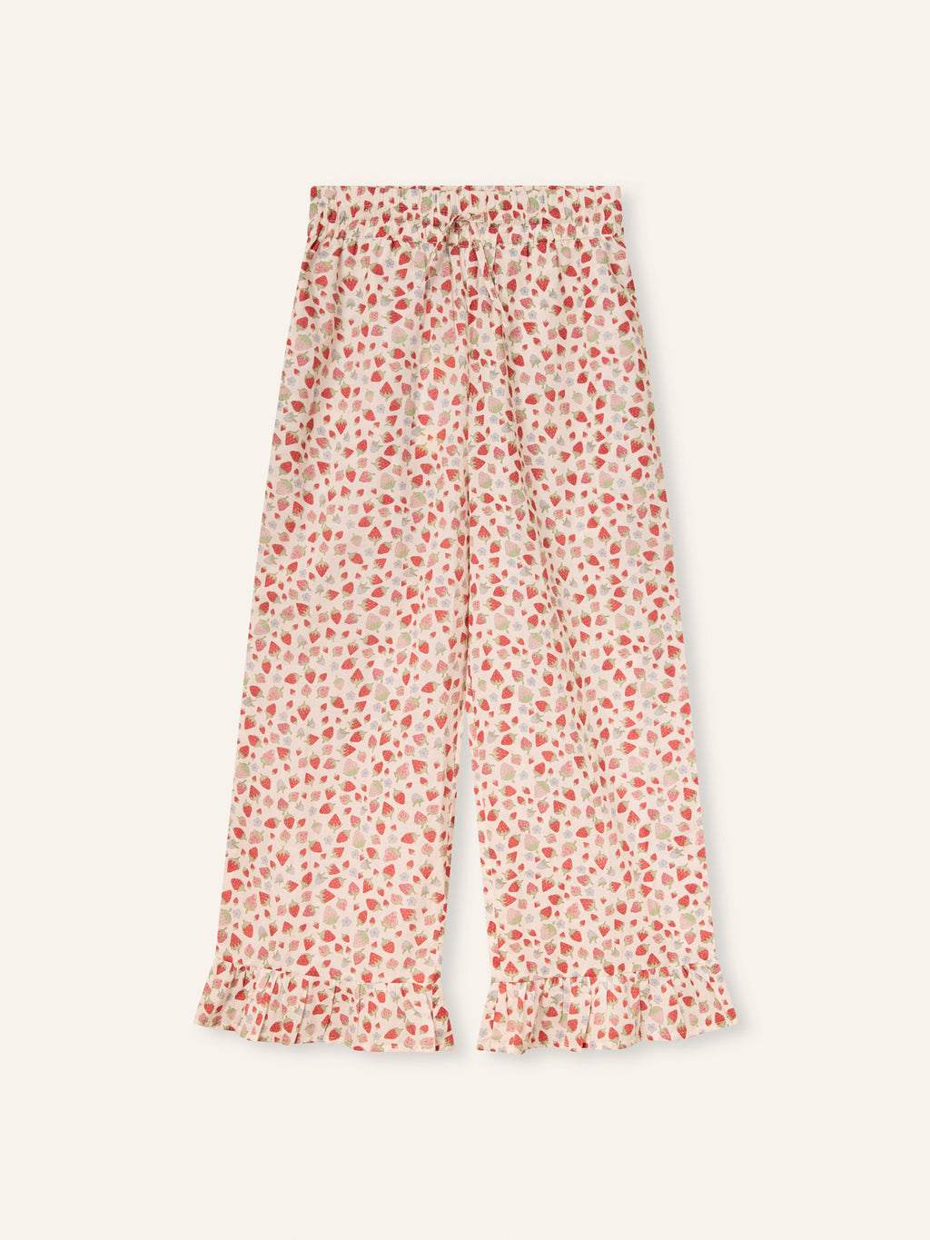 Helmstedt Elin Pants Trousers Strawberry Print