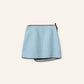 Helmstedt ELLA MINI SKIRT  Blue Tweed