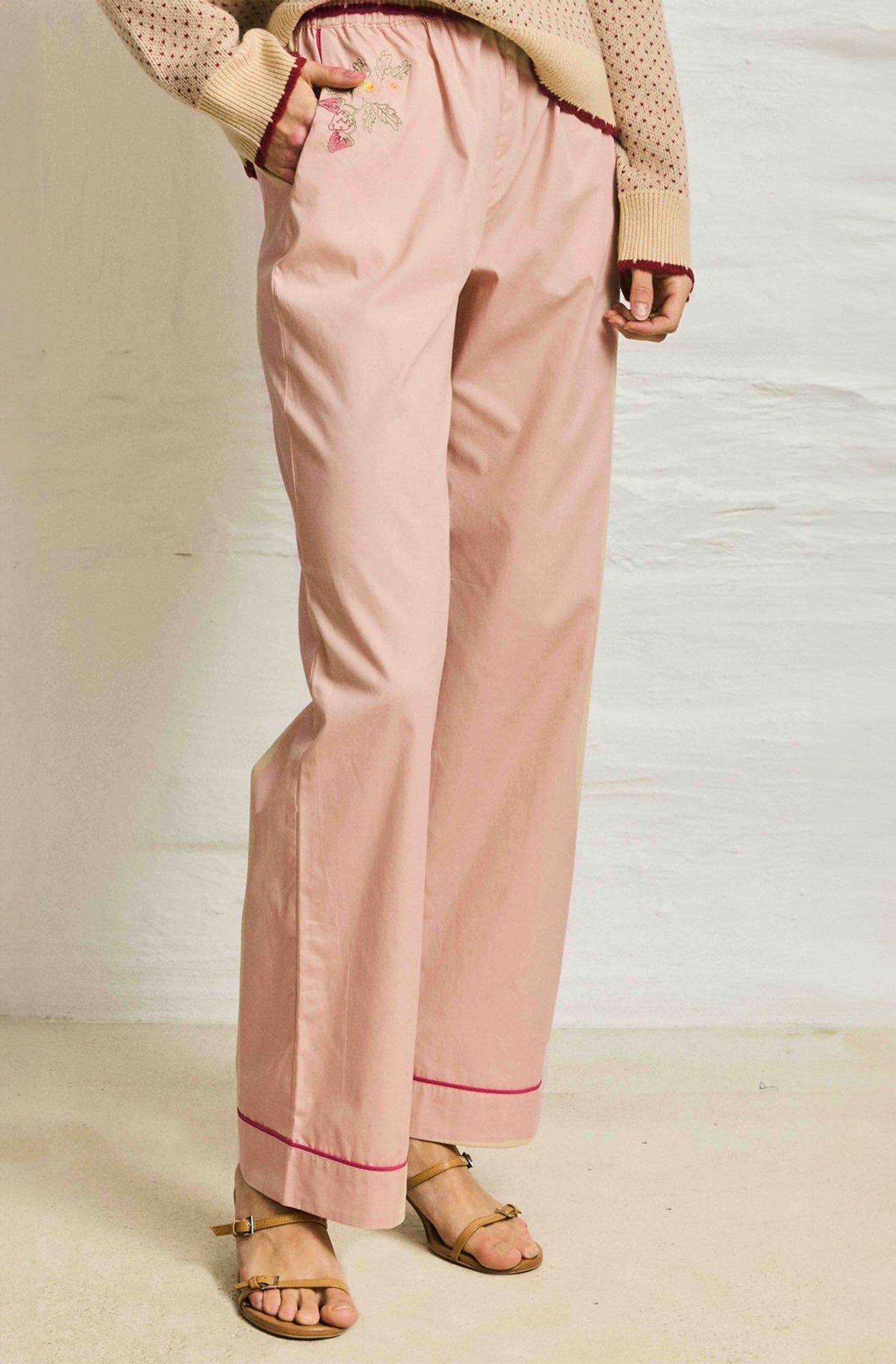 Helmstedt FIONA PANTS Trousers Pink Salt