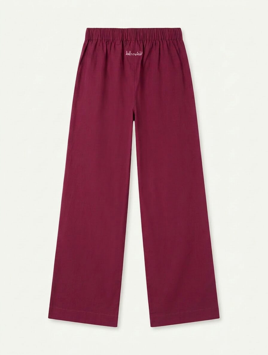 Helmstedt FIONA PANTS Trousers Burgundy Red