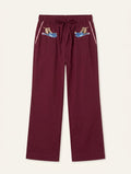 Helmstedt FIONA PANTS Trousers Burgundy Red
