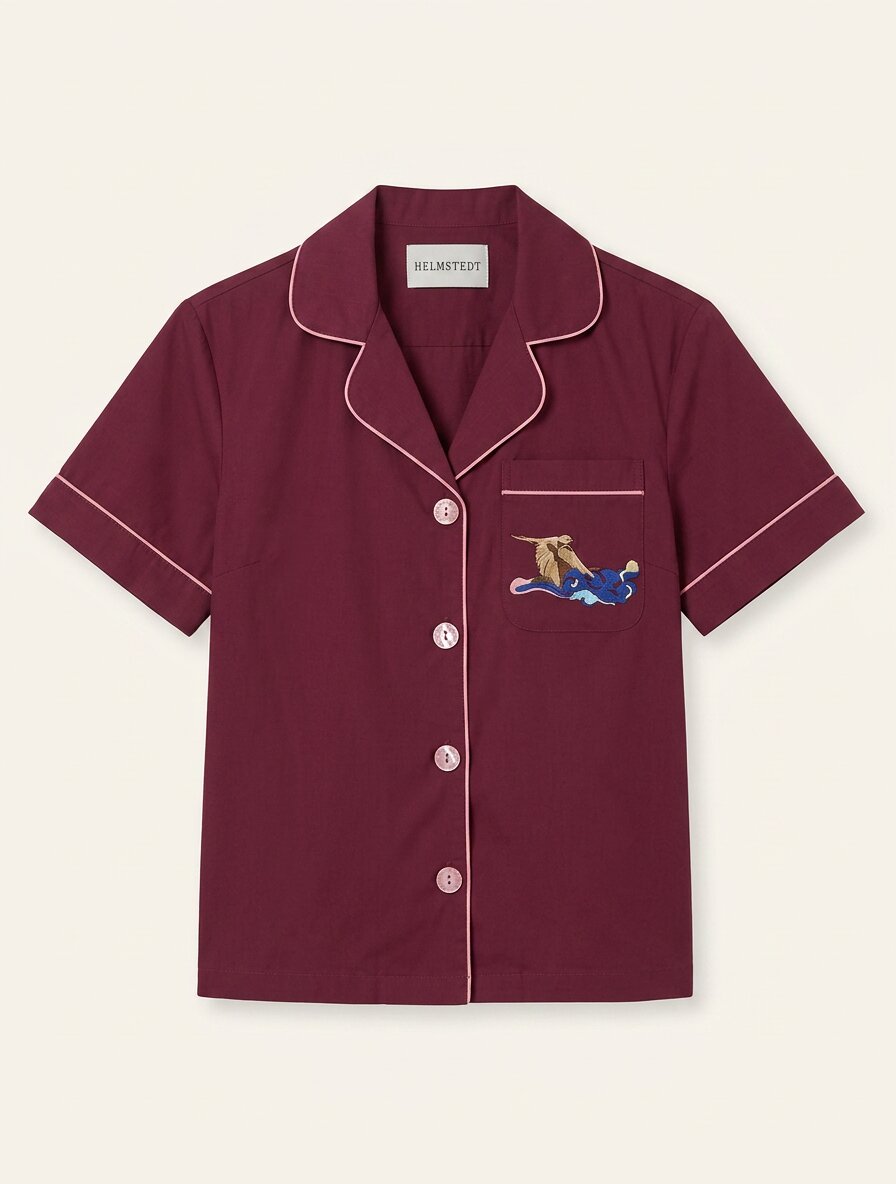 Helmstedt FIONA SHIRT Shirts Burgundy Red